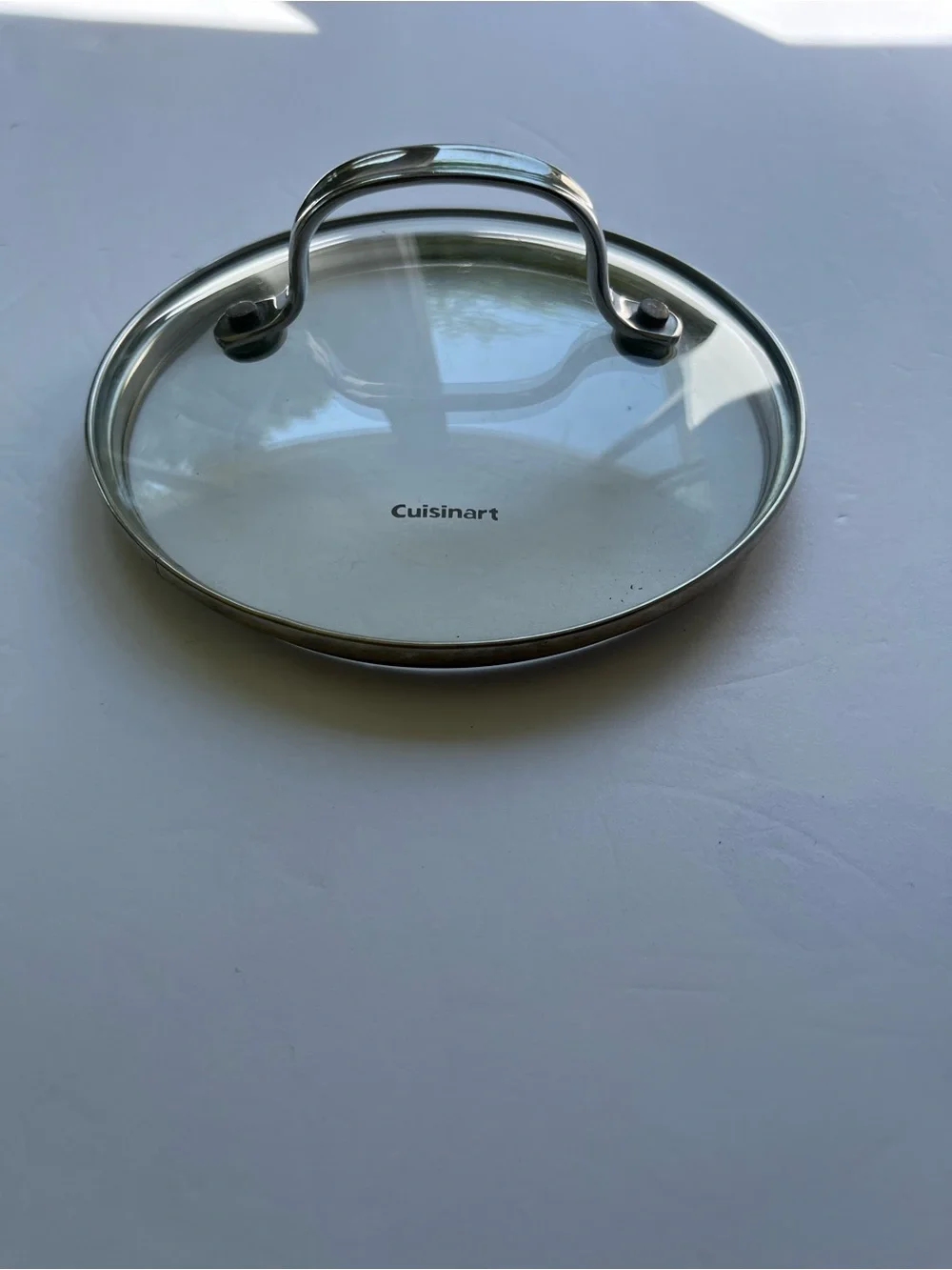 Cuisinart 6 Inch Glass Replacement Cookware Pot Pan Lid Cover Stainless Steel Ri